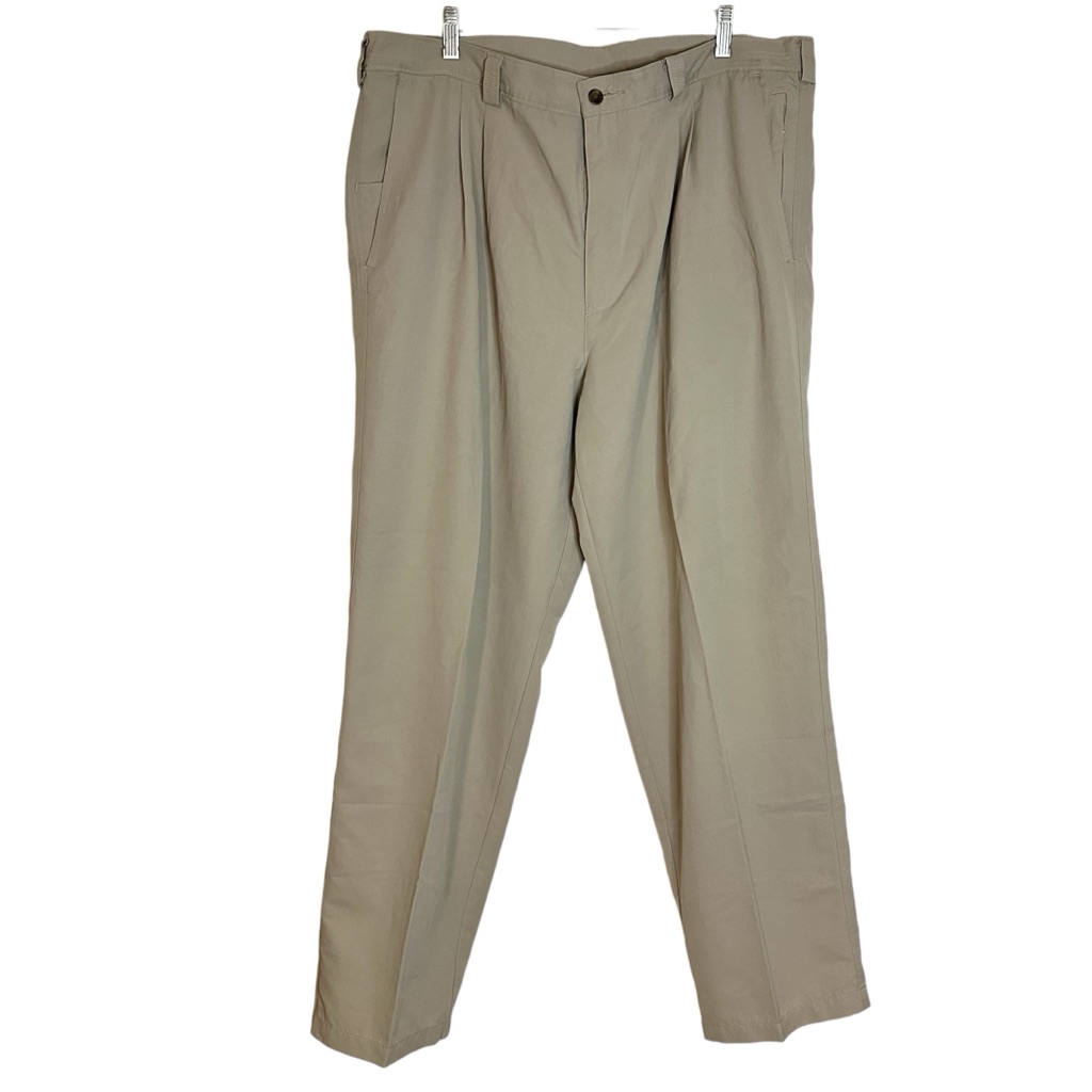 Mens Travelsmith Lightweight Nylon Khaki Pants * Sz Xl Short